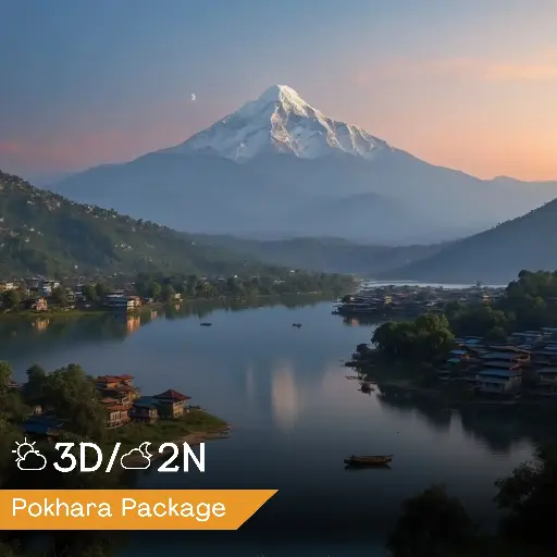 2 Nights 3 Days Pokhara Tour Package from Gorakhpur
